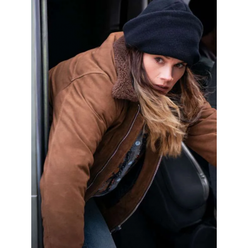 FBI S07 Maggie Bell Brown Jacket FBI S07 Maggie Bell Brown Jacket